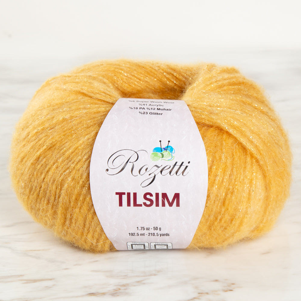 Rozetti Tılsım Hardal El Örgü İpi - 362-02